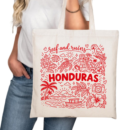 Honduras Symbols Tote Bag