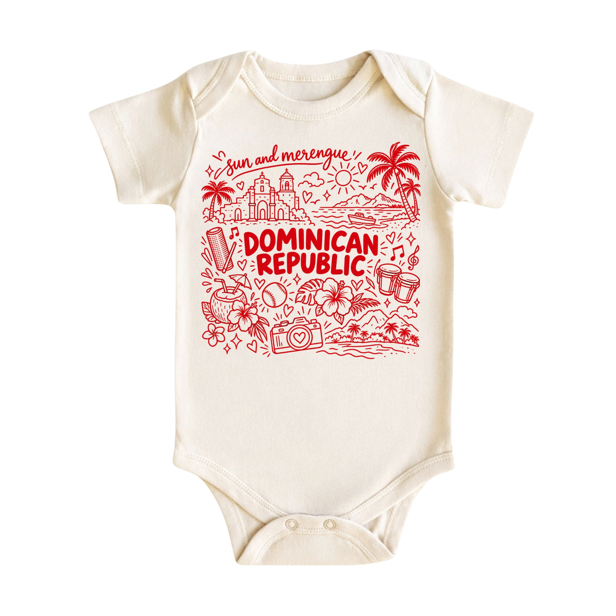 Dominican Republic Illustration T-Shirt