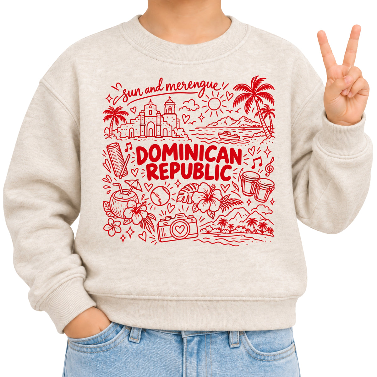 Dominican Republic Illustration T-Shirt