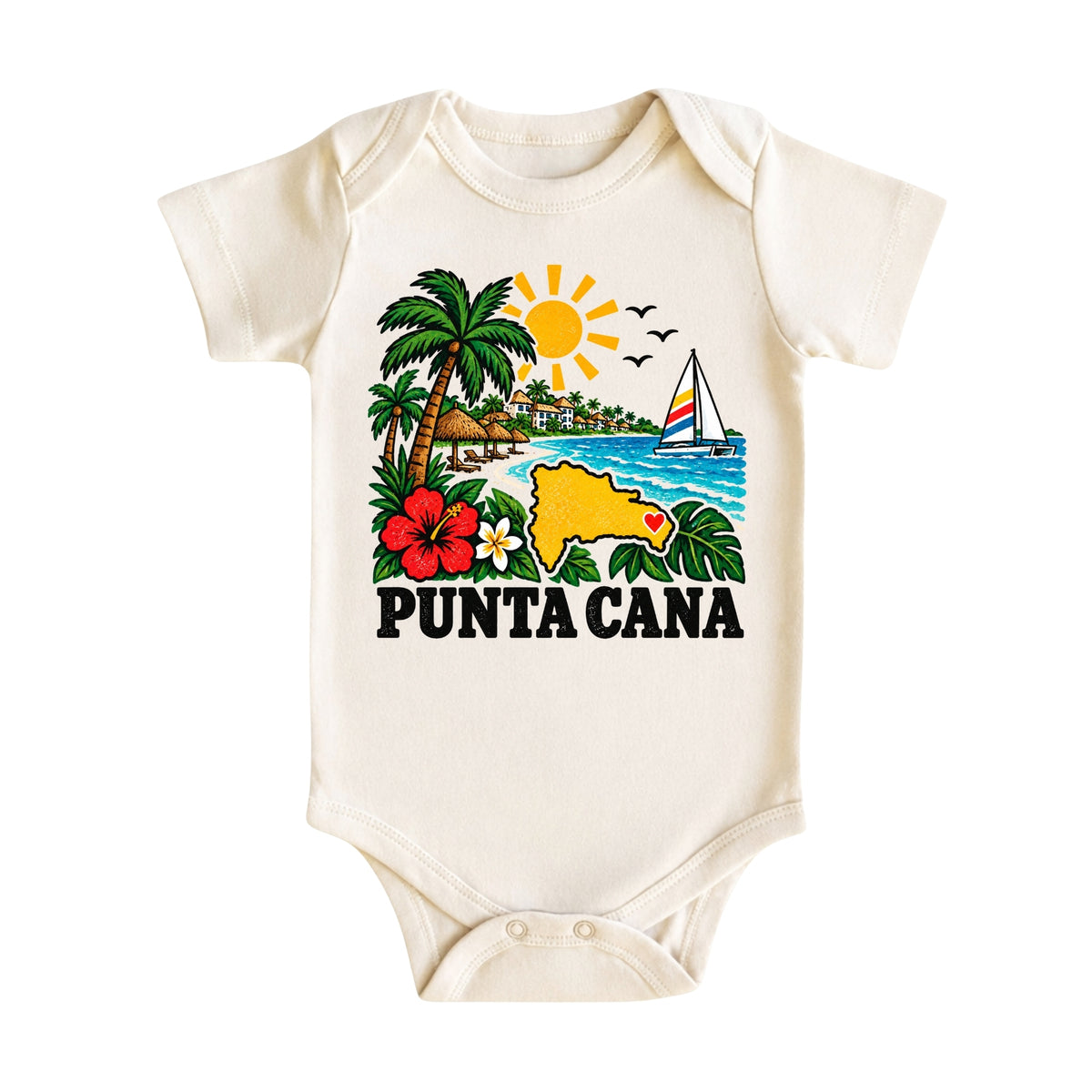 Punta Cana Dominican Republic Baby Bodysuit