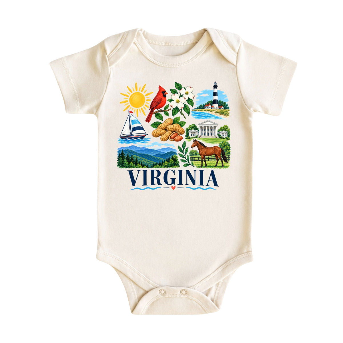 Virginia Baby Bodysuit