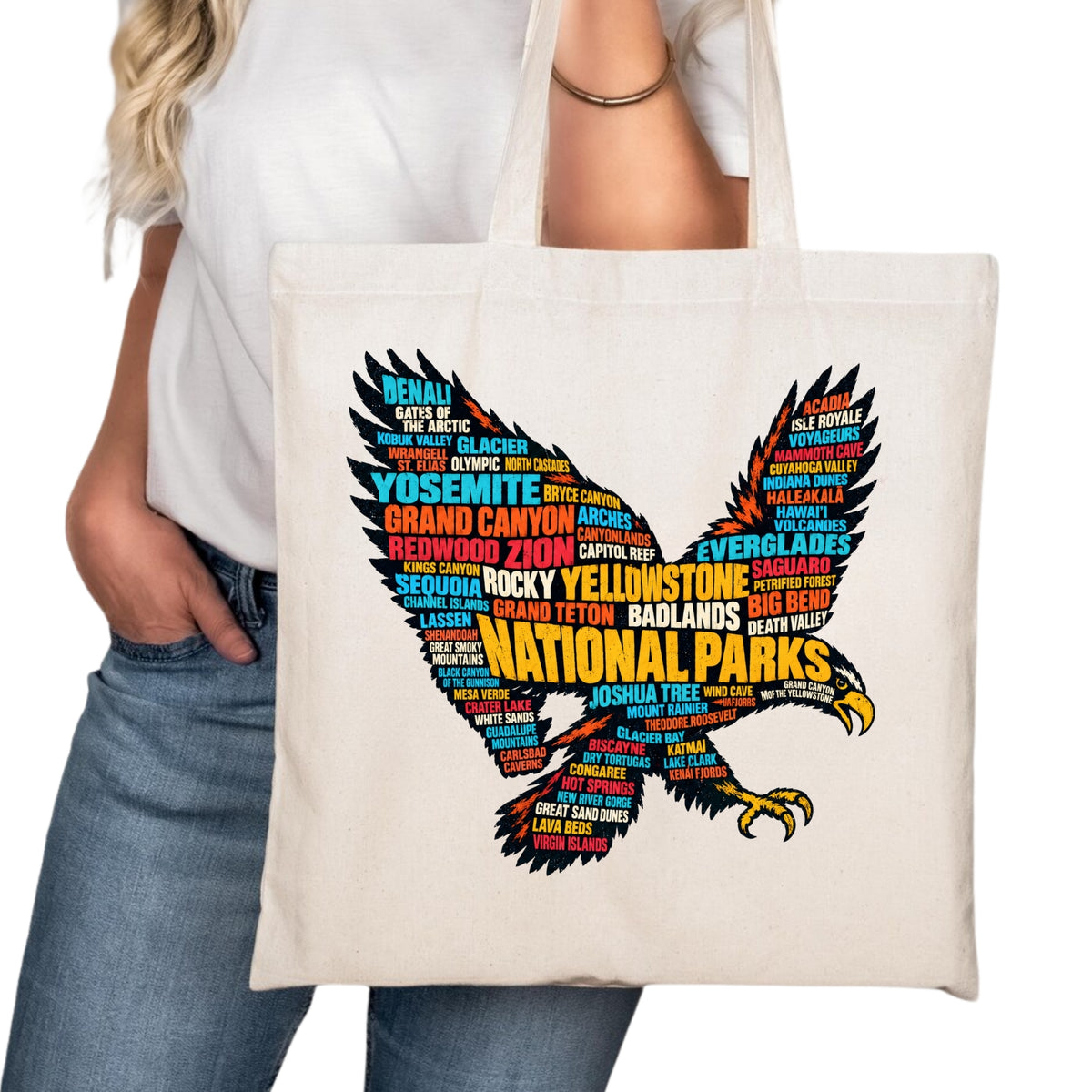 National Parks Eagle Tote Bag