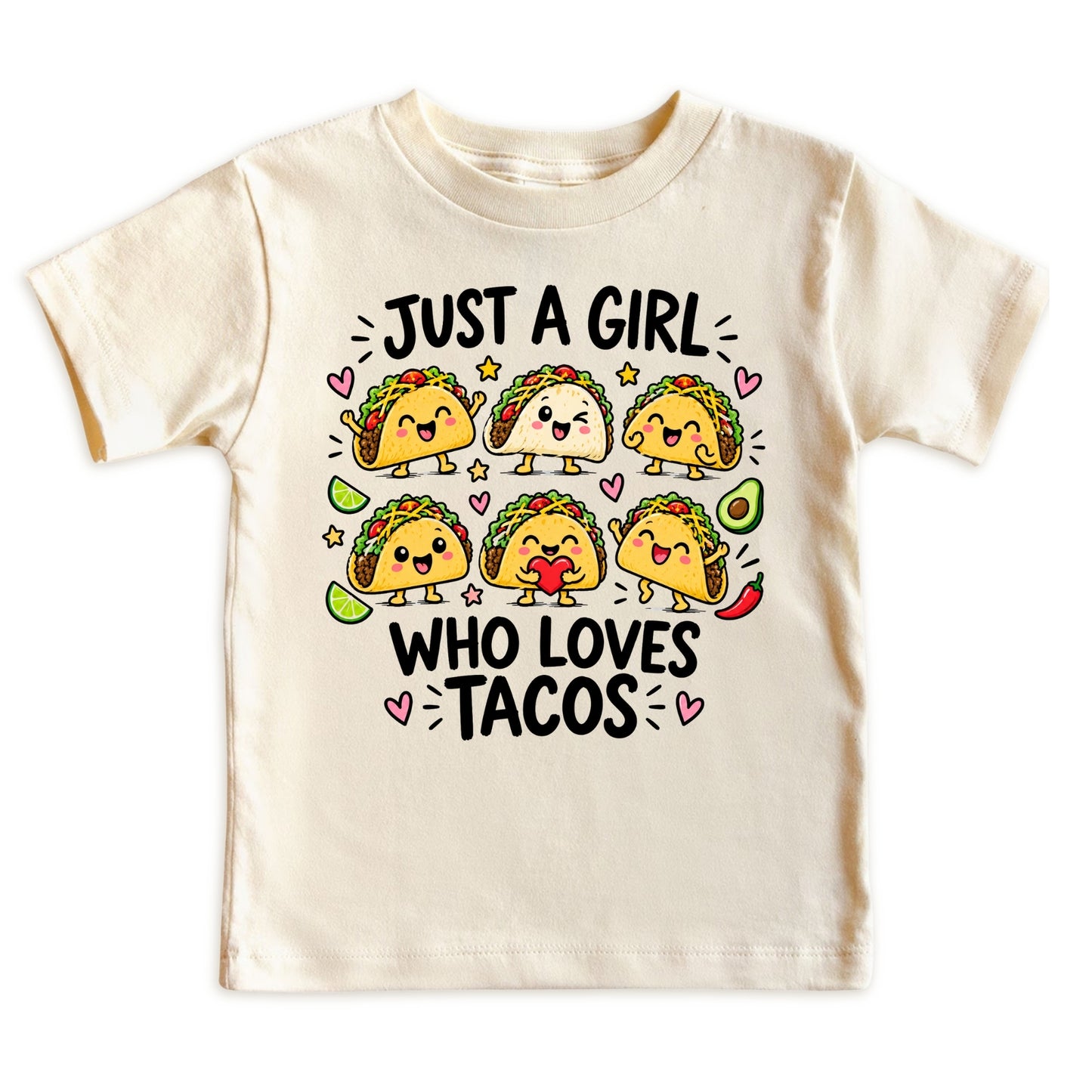 Just a Girl Who Loves Tacos Kids T-Shirt