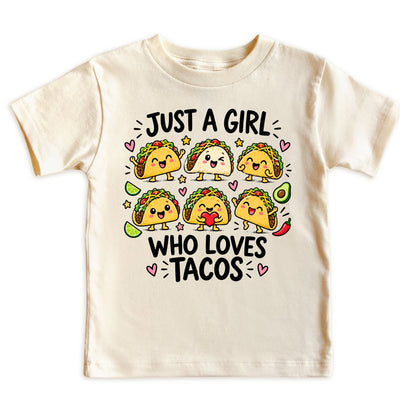 Just a Girl Who Loves Tacos Kids T-Shirt