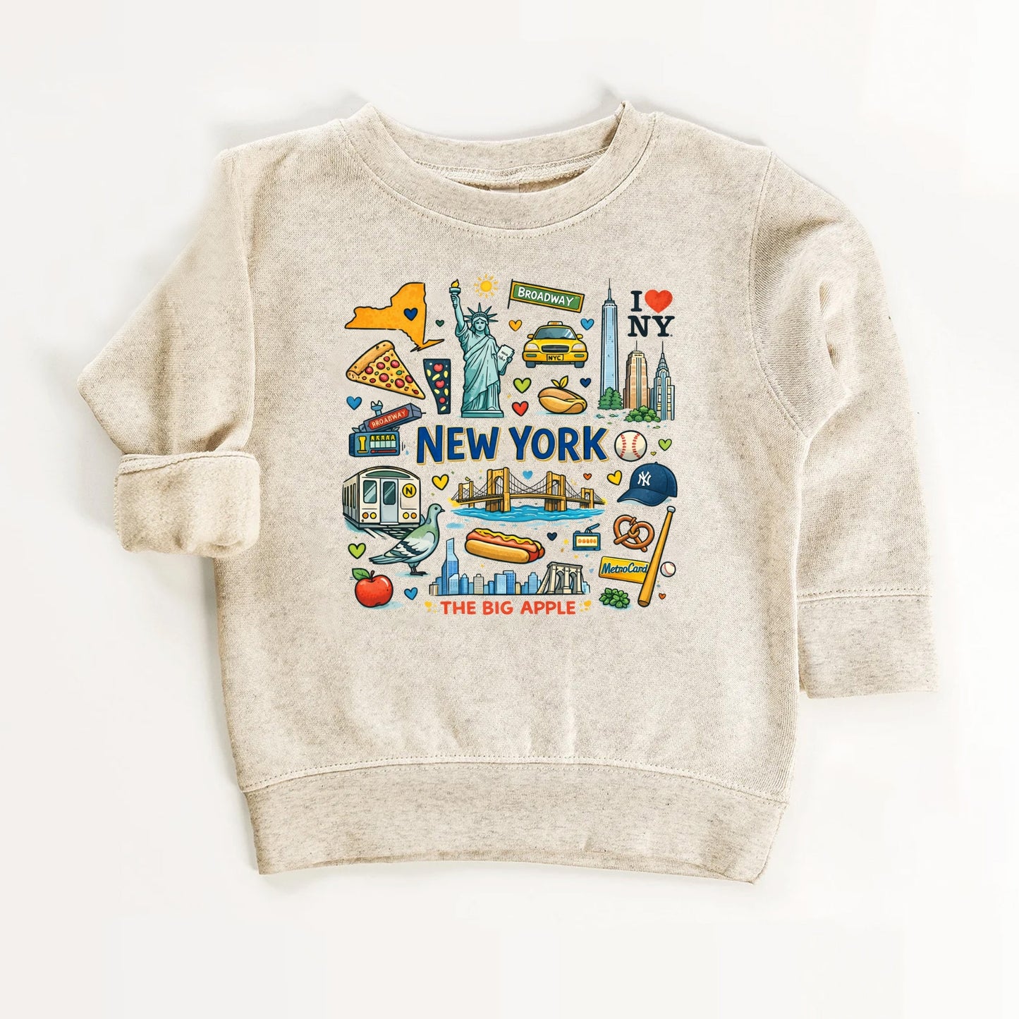 New York Kids Sweatshirt – Big Apple Icons