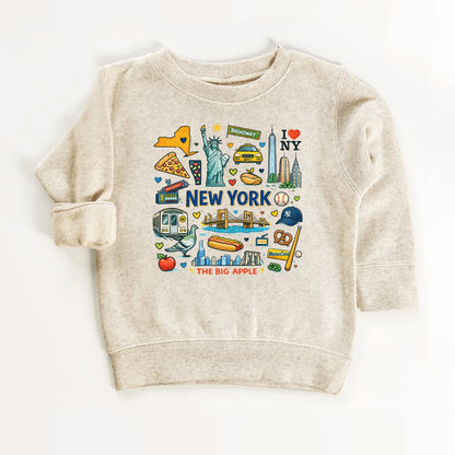 New York Kids Sweatshirt – Big Apple Icons