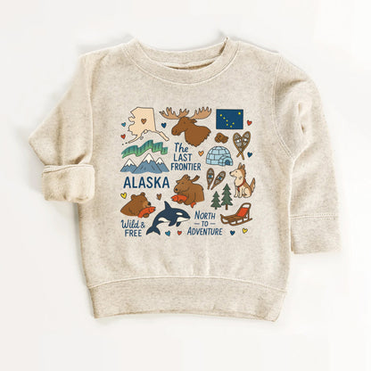 Alaska Kids Sweatshirt – Last Frontier Icons