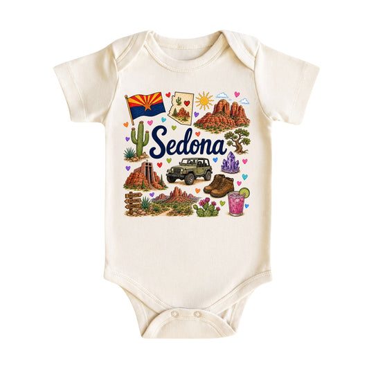 Sedona Arizona Baby Bodysuit for Boys Girls