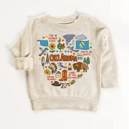 Oklahoma Kids T-Shirt – Sooner State Icons