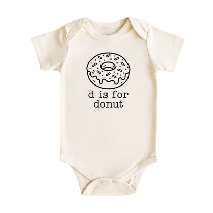D Is for Donut Baby Bodysuit