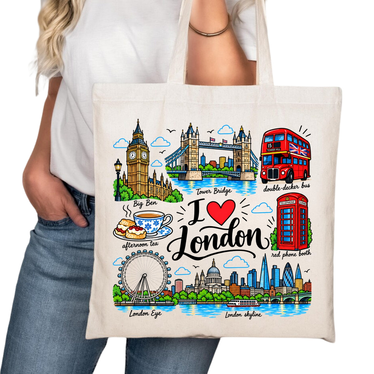London Tote Bag