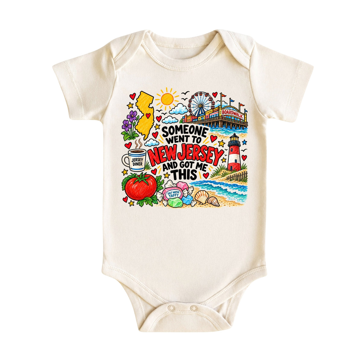 New Jersey Tee for Boys Girls