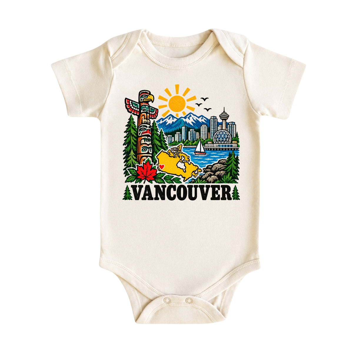 Vancouver Canada Kids T-Shirt