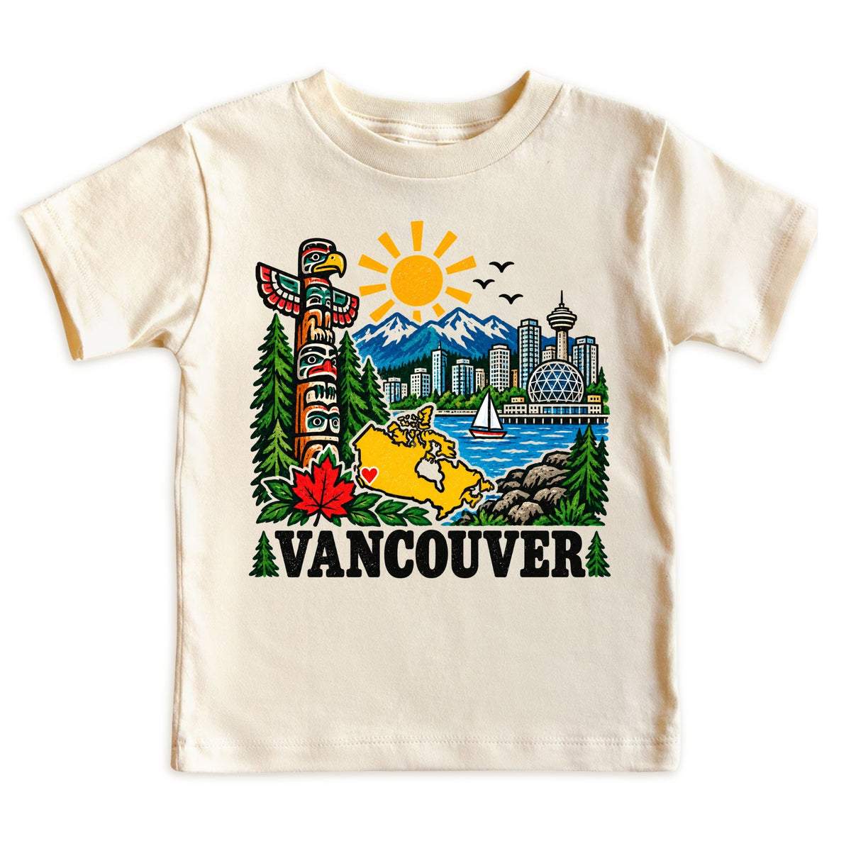 Vancouver Canada Kids T-Shirt