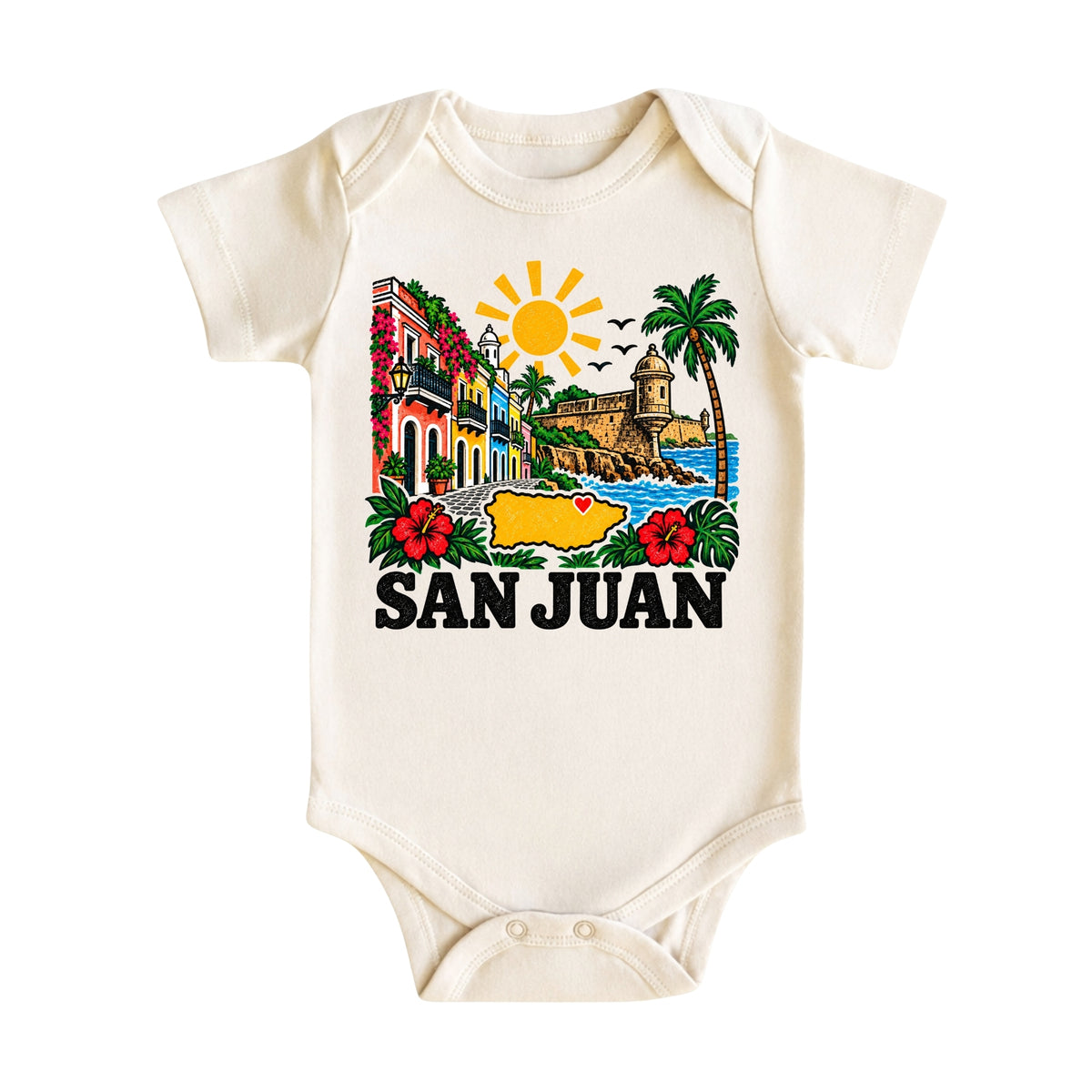 San Juan Puerto Rico Baby Bodysuit