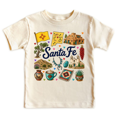 Santa Fe New Mexico Baby Bodysuit for Boys Girls