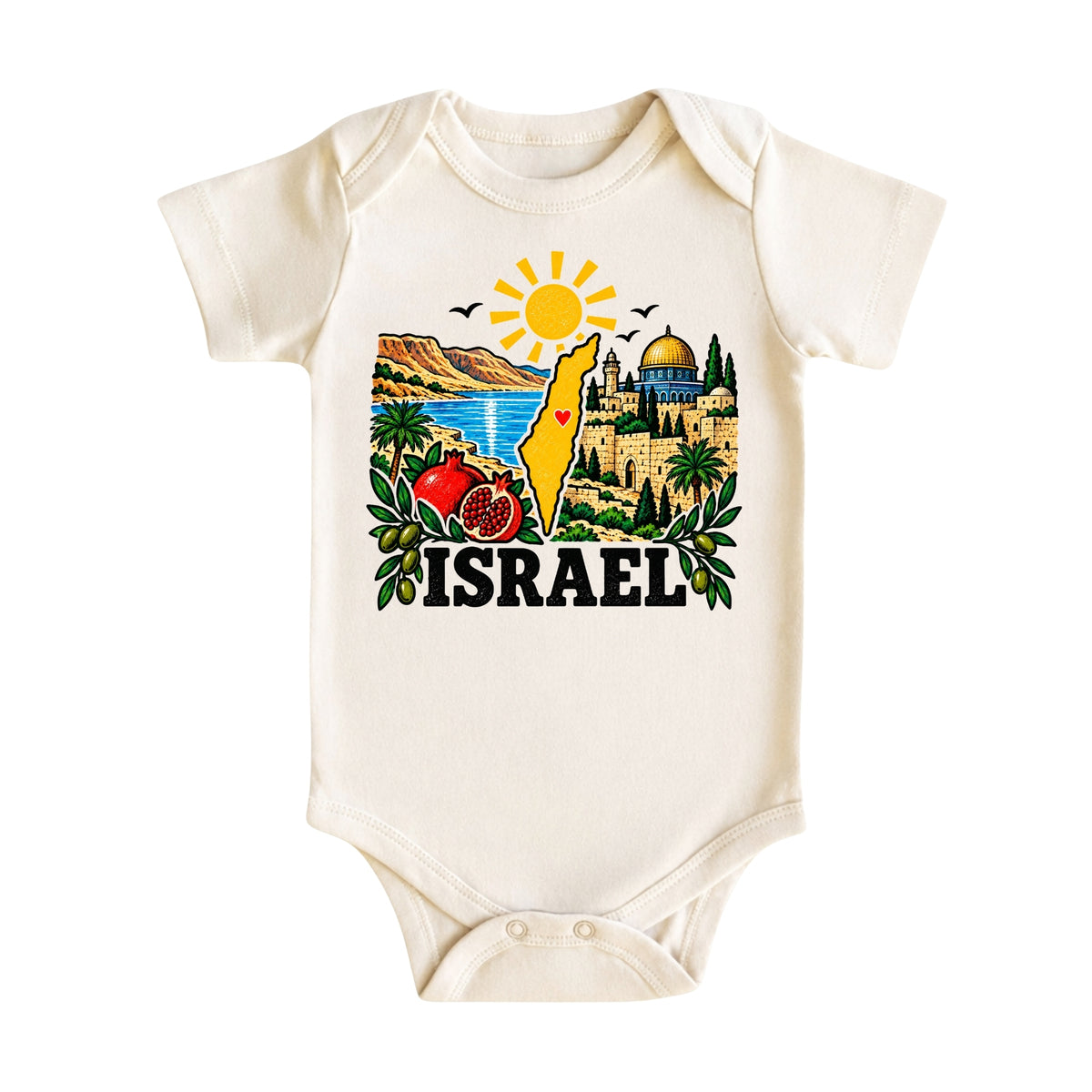 Israel Baby Bodysuit