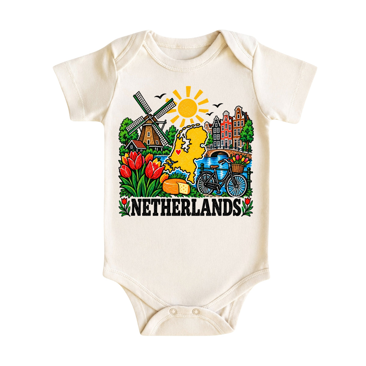 Netherlands Baby Bodysuit