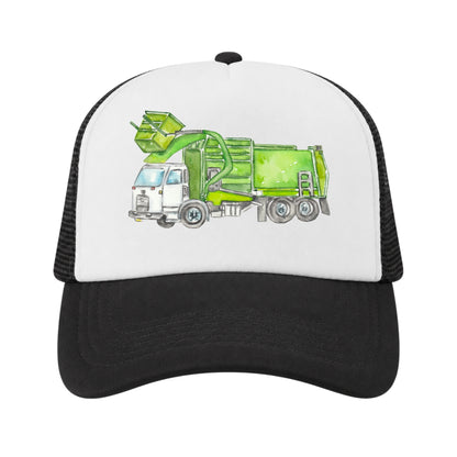 Garbage Truck Trucker Hat for Kids