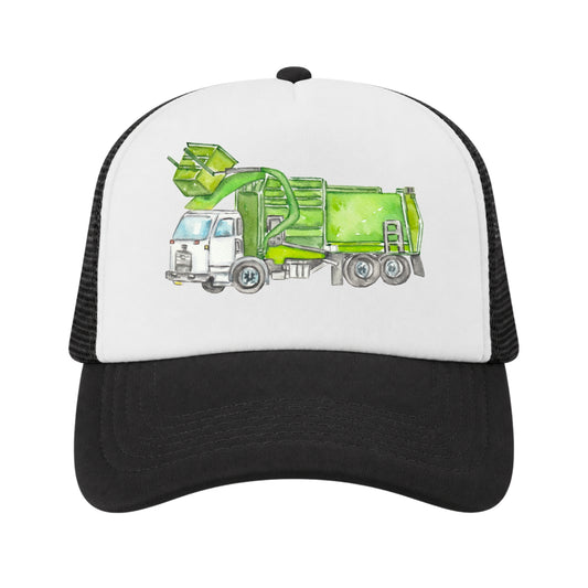 Garbage Truck Trucker Hat for Kids