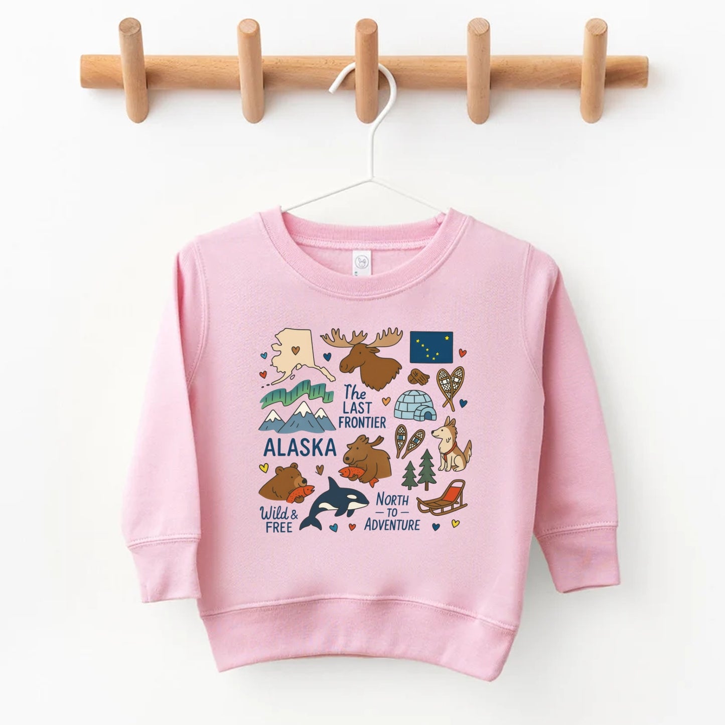 Alaska Kids Sweatshirt – Last Frontier Icons