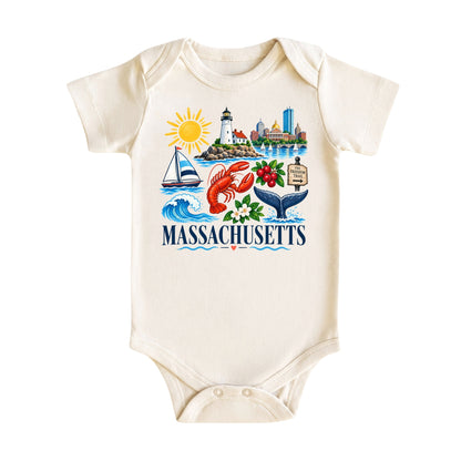 Massachusetts Baby Bodysuit