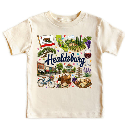 Healdsburg California Kids T-Shirt