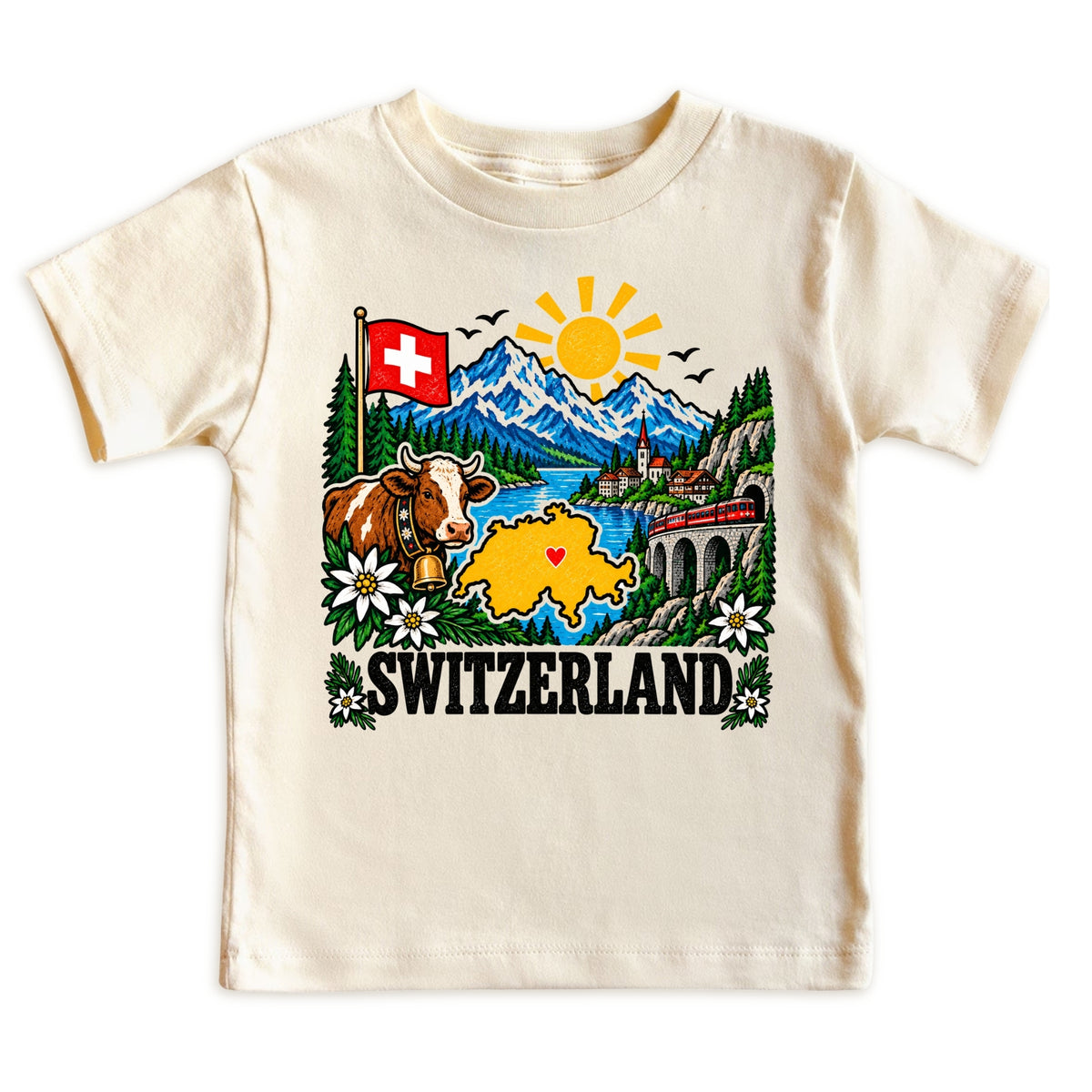Switzerland Kids T-Shirt