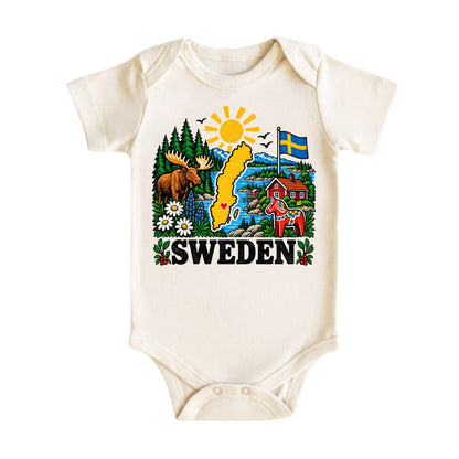 Sweden Baby Bodysuit