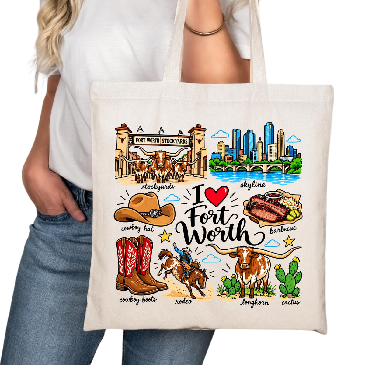 Fort Worth Tote Bag
