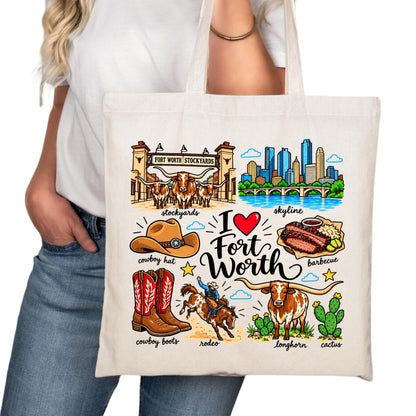 Fort Worth Tote Bag
