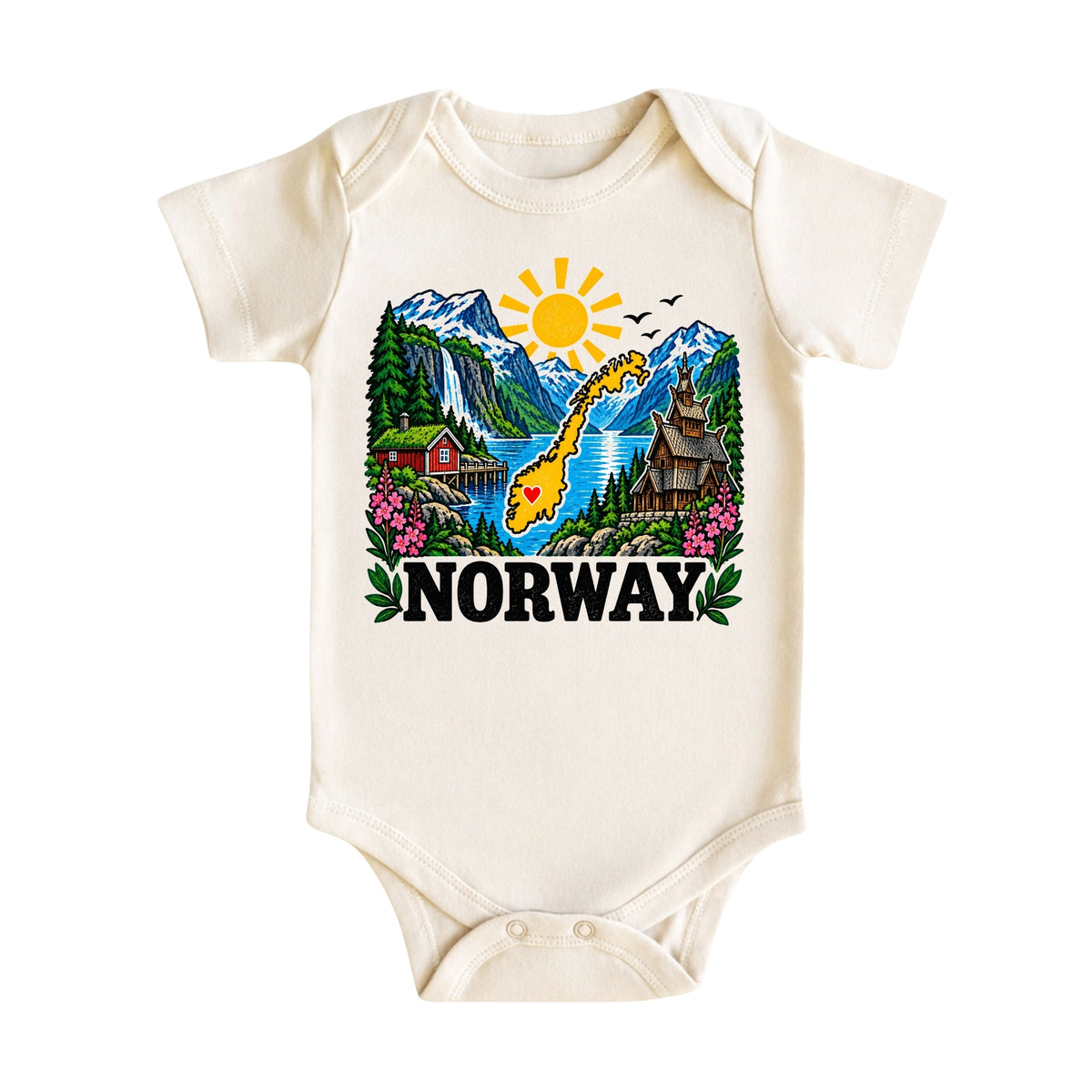 Norway Baby Bodysuit