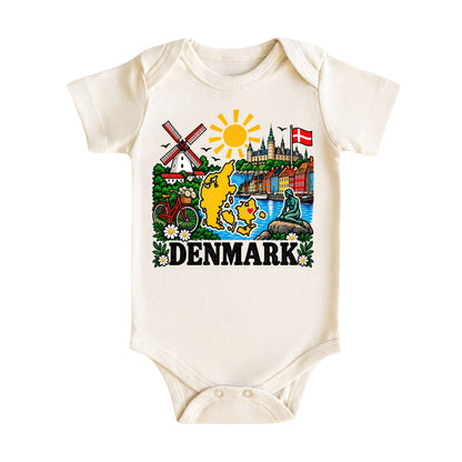 Denmark Baby Bodysuit