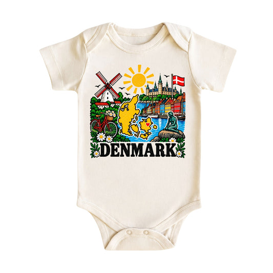 Denmark Baby Bodysuit