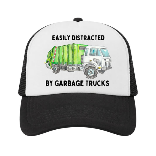 Garbage Truck Trucker Hat for Kids, Girls Boys Garbage Truck Gift