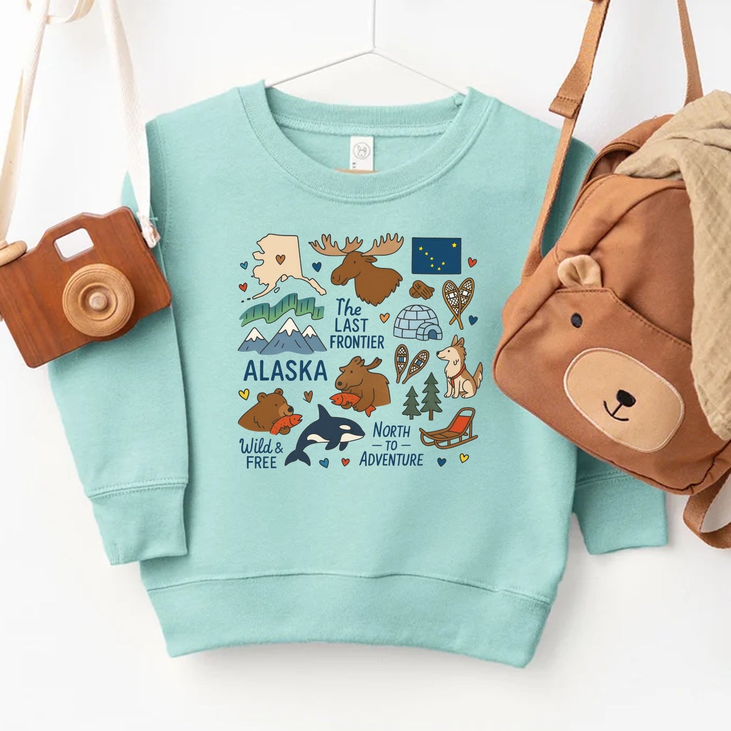 Alaska Kids Sweatshirt – Last Frontier Icons