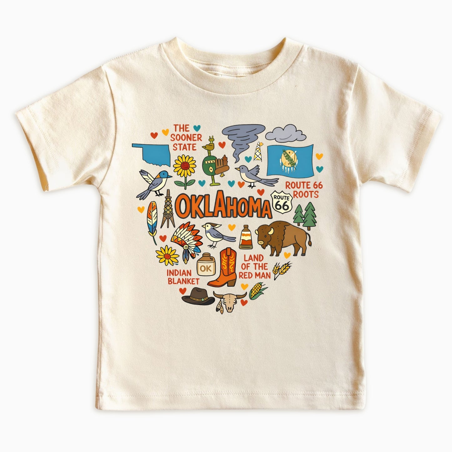 Oklahoma Kids T-Shirt – Sooner State Icons