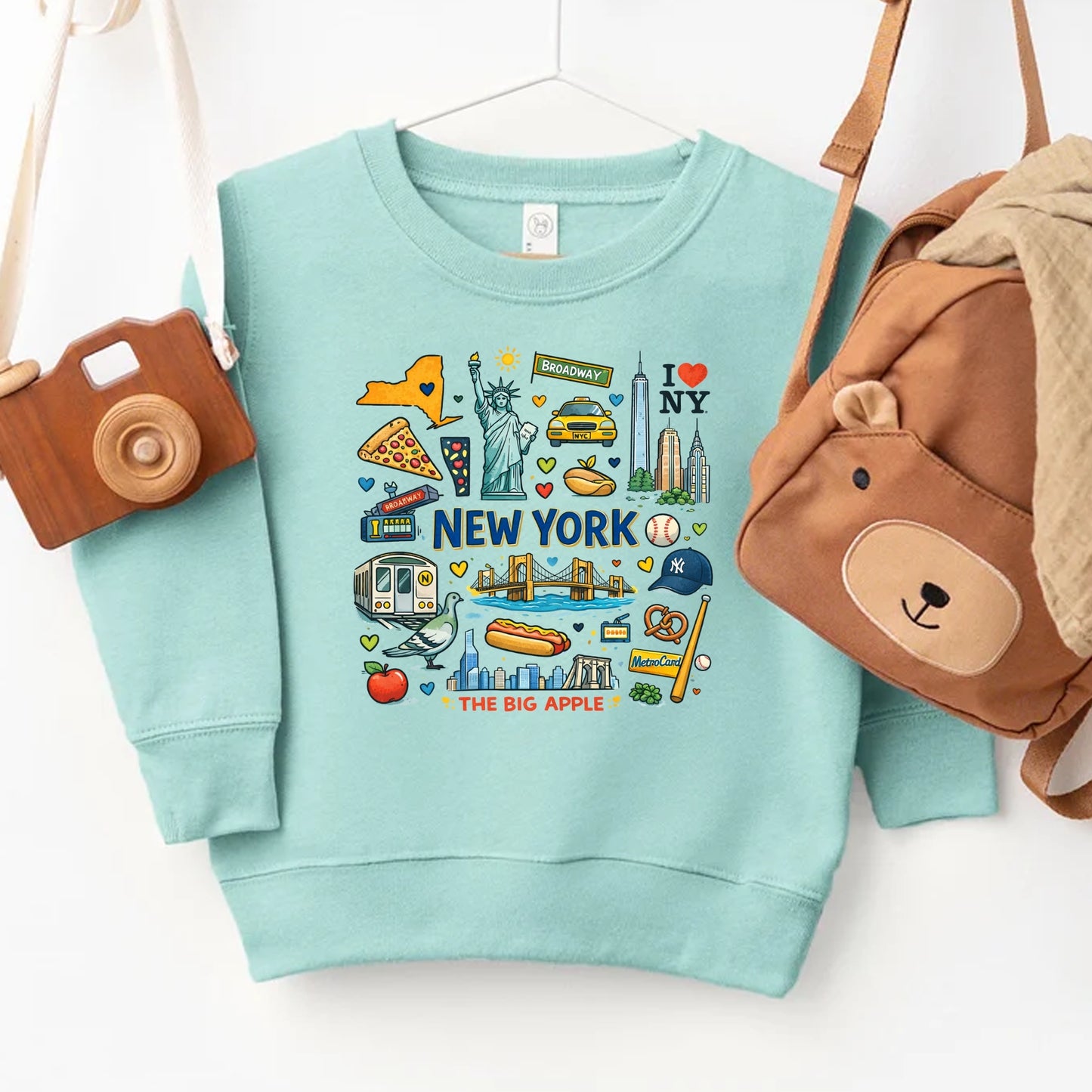 New York Kids Sweatshirt – Big Apple Icons