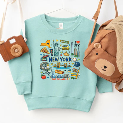 New York Kids Sweatshirt – Big Apple Icons