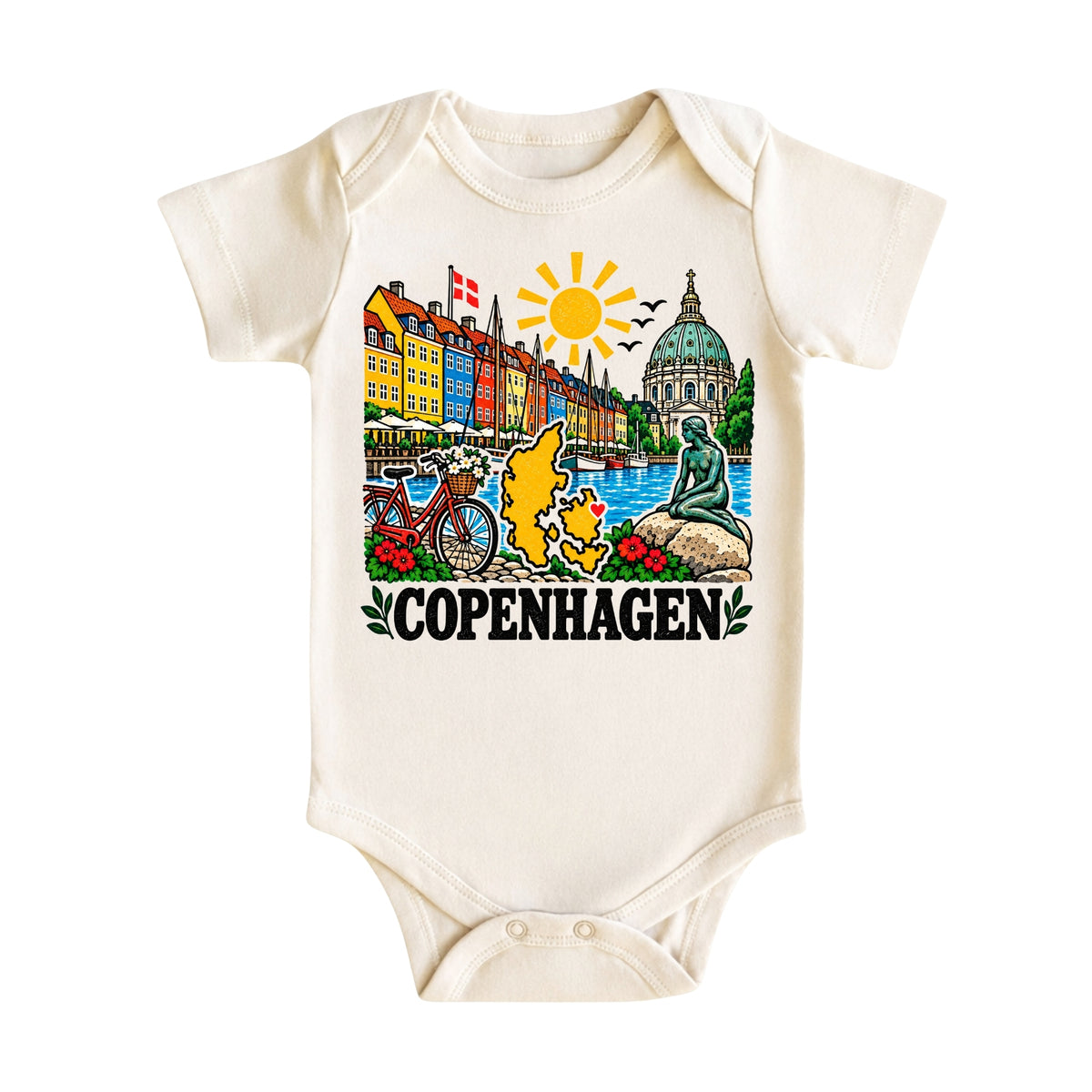 Copenhagen Denmark Kids T-Shirt