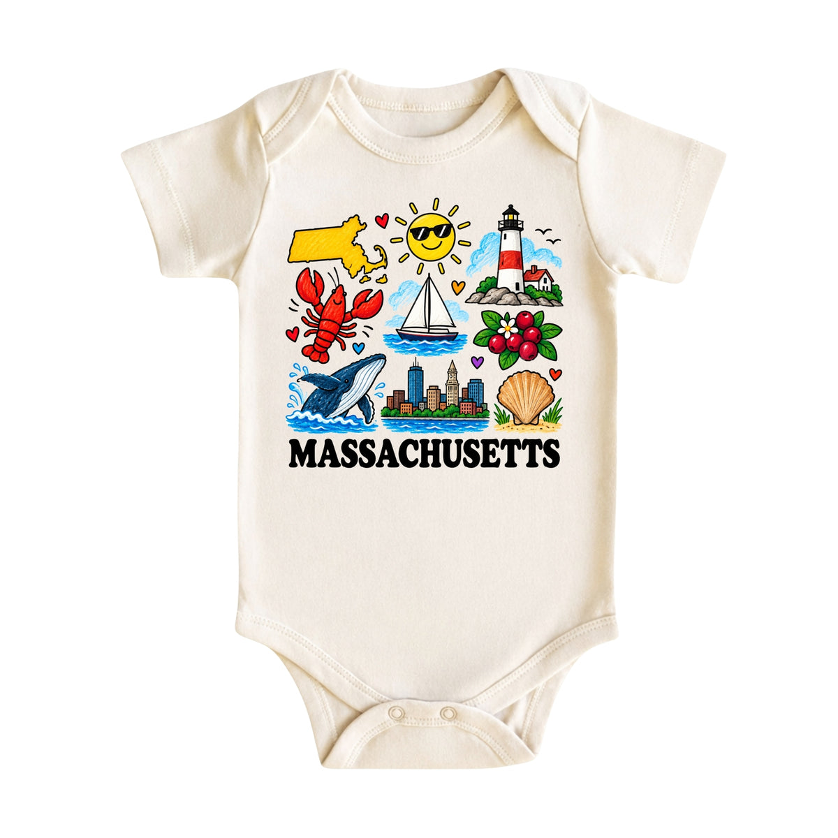 Massachusetts Kids T-Shirt