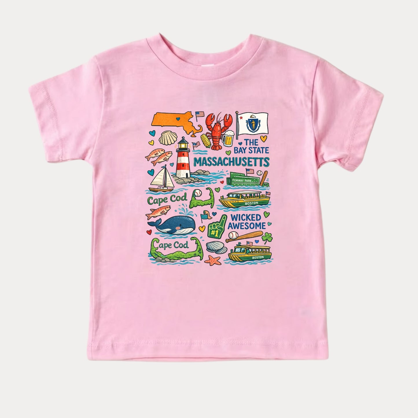 Massachusetts Kids Sweatshirt – Bay State Icons