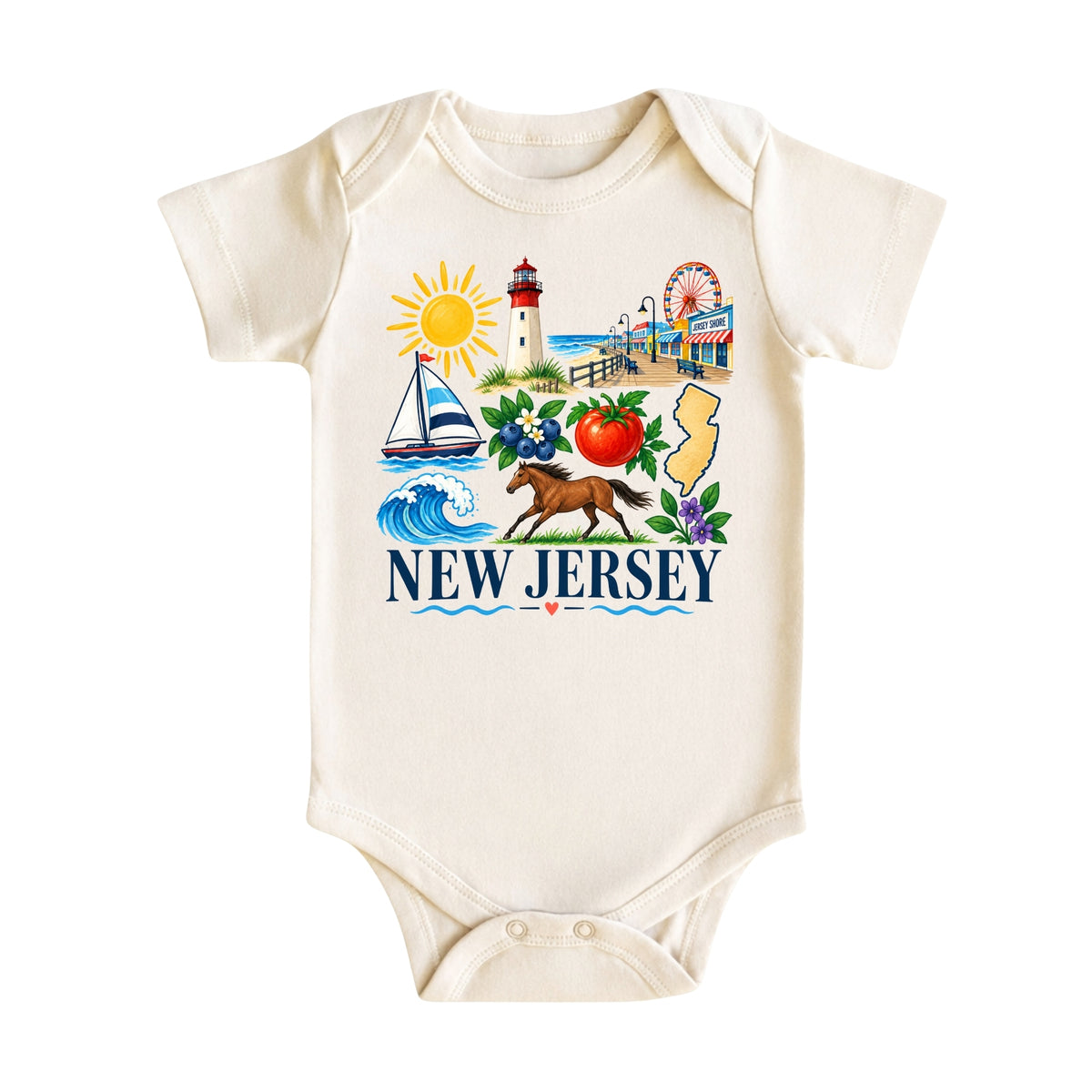 New Jersey Baby Bodysuit