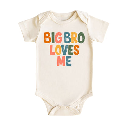 Big Bro Loves Me Baby Bodysuit