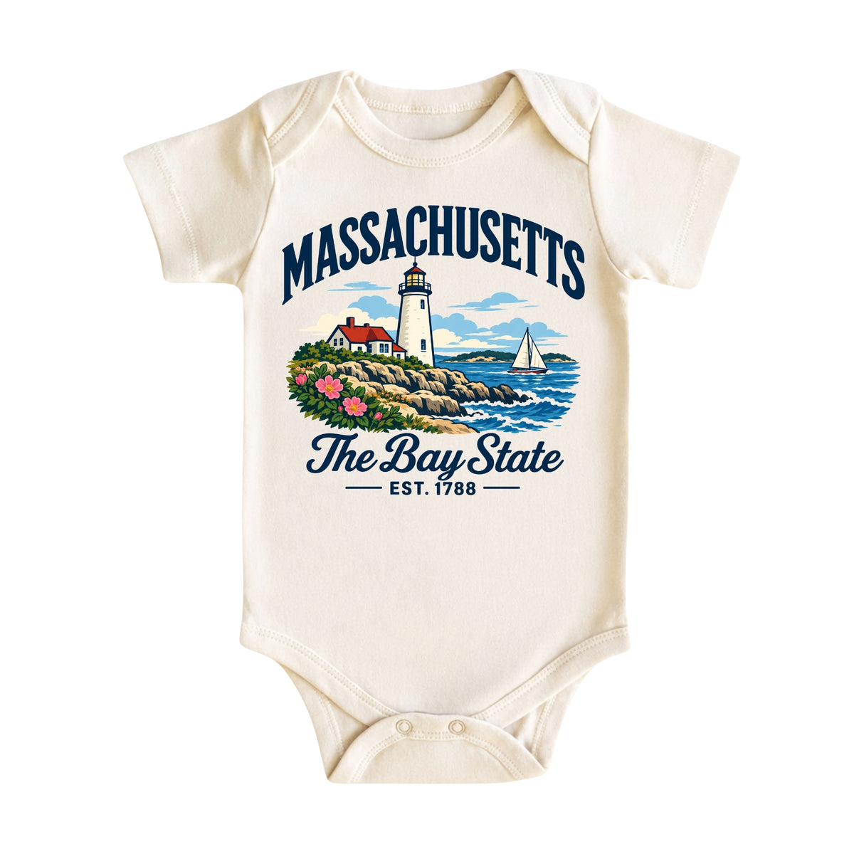 Massachusetts Baby Bodysuit