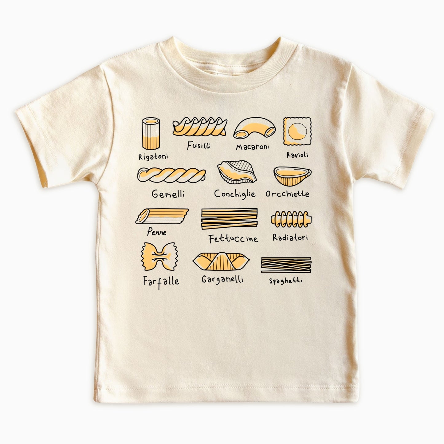 Pasta Types Kids T-Shirt