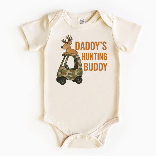Daddy's Hunting Buddy Baby Bodysuit
