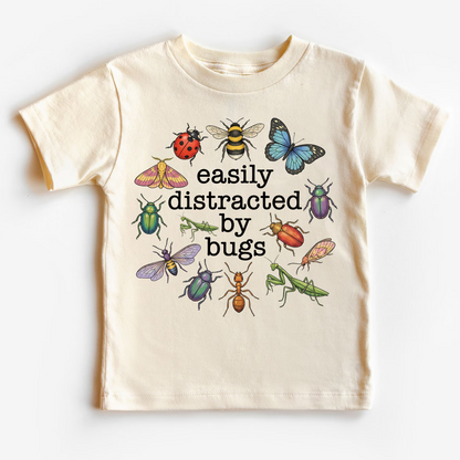 Easily Distracted By Bugs Kids T-Shirt