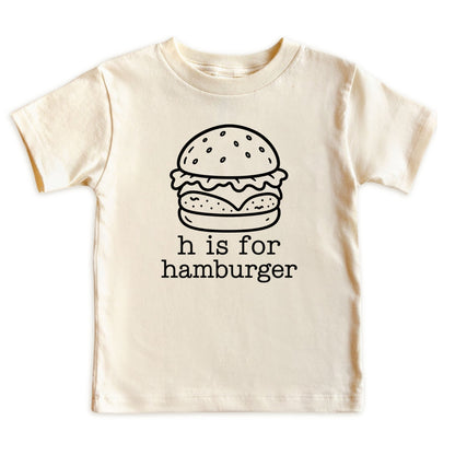 H is for Hamburger Baby Bodysuit