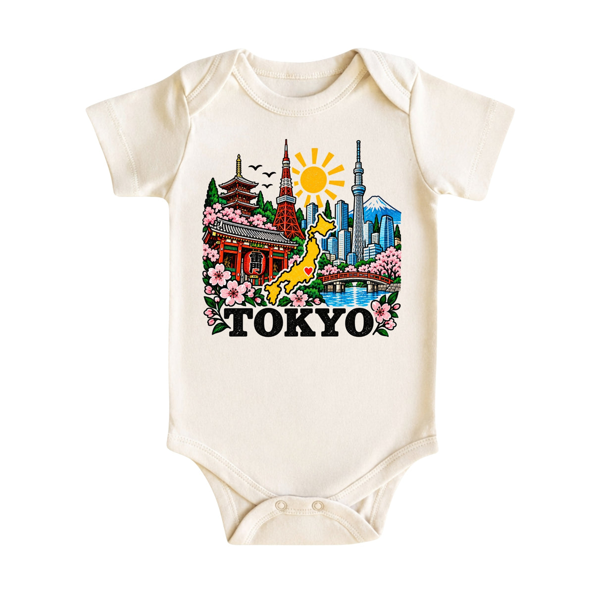 Tokyo Japan Baby Bodysuit